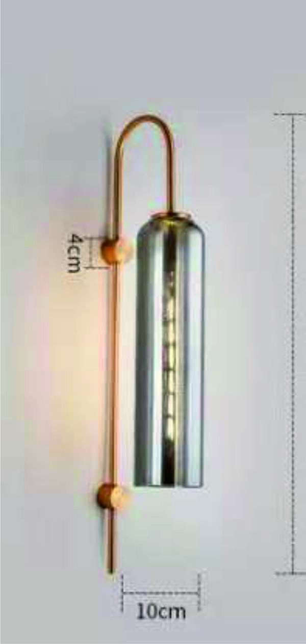 Float Amber & Smoke Grey Wall Sconces - Image 6